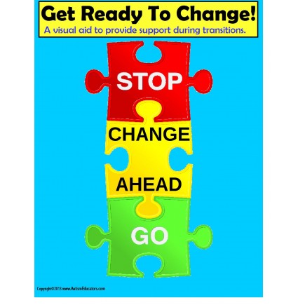 Transition Prompt Visuals for Special Education and Autism